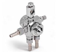 Dpofirs Mini Pistola a Spruzzo Automatica, Spruzzatore di Vernice in Acciaio Inossidabile con Pressione di Spruzzo di 0,3 Mpa per Linee di Produzione Agricoltura da Giardino (2 mm/0,08 pollici)