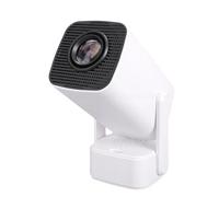 Dpofirs Mini Proiettore con WiFi e Bluetooth, Supporto 4K 1080P 200ANSI, Proiettore Portatile Ruotabile 210°, Videoproiettore con Schermo da 25-150" per Smartphone Laptop (EU)