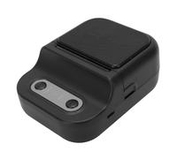 Dpofirs Mini Stampante per Etichette, Macchina Termica Tascabile Portatile con APP per IOS per Andirod, Stampante Personalizzata Senza Inchiostro Portatile per la Scuola Domestica di (Black)