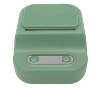 Dpofirs Mini Stampante per Etichette, Macchina Termica Tascabile Portatile con APP per IOS per Andirod, Stampante Personalizzata Senza Inchiostro Portatile per la Scuola Domestica di (Green)