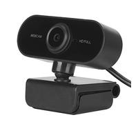 Dpofirs Mini Webcam Full HD 2K con Messa a Fuoco Automatica, Microfono Fonoassorbente Integrato, Pixel da 500 W, per Insegnamento Online/Affari/videoconferenza/webcast/videochiamata/Live Streaming