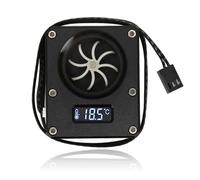 Dpofirs Misuratore di Portata del di Raffreddamento Ad Acqua del Computer Filettato G1/4 per Il Raffreddamento del Computer, Misuratore di Flusso d'Acqua del Contatore di