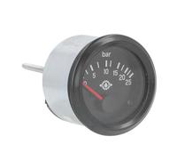 Dpofirs Misuratore di Pressione Olio da 52 Mm Tester Accurato della Pressione Dell'olio Motore per Auto, Misuratore di Dell'olio in Lega di Alluminio per Scatole di Strumentazione (24 V（350-040-005）)