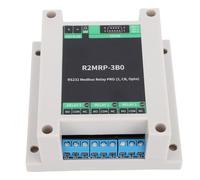 Dpofirs Modulo di relè Industriale, con Recinto ABS DB9 Maschio, Controllo di Automazione, per Valvola di Illuminazione del Motore PLC PC (R2MRP-3B0)