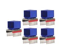 Dpofirs Modulo Driver Motore Stepper, 5 Set TMC2209 V2.0 per Stampante 3D | Stepstick ultra silenzioso 2,5 A, modalità UART, 256 micropassi, con dissipatore di calore, per parti della stampante 3D