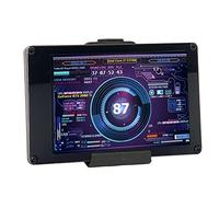 Dpofirs Monitor della Temperatura del Computer da 3,5, Display del Pannello del Sensore del PC, Display della Temperatura del PC per Case del PC, Mini Schermo IPS Micro USB PC CPU HDD