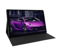 Dpofirs Monitor Portatile 4K, Schermo Extra da 15,6 Pollici per Laptop Portatile, Estensore Schermo Laptop 4K Touch Screen a 10 Punti 3840 X 2160 60Hz Refresh 16:9 USB C Schermo Esterno
