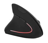 Dpofirs Mouse Ottico USB Wireless da 2,4 GHz per Mancini, Mouse Verticale ergonomico, 800/1200/1600 DPI, luci Decorative Colorate, 6 Pulsanti programmabili, Progettato per i Mancini