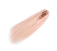 Dpofirs Parrucca per Bambola, Parrucca Lunga e Diritta con Frangia Capelli Sintetici Realistici per Bambola 1/4 Circonferenza della Testa 18,5-21 Cm (PINK)