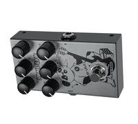 Dpofirs Pedale Distorto per Chitarra Dal Design in Metallo 9 Selezioni di Suoni Toni Caldi e Luminosi Mini Pedale per Chitarra Mini Universo per Toni Caldi con Eccellente Risposta Dinamica