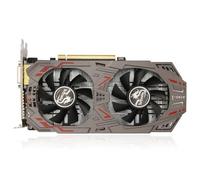 Dpofirs per Scheda Grafica GeForce GTX 950 da 2 GB GDDR5 a 128 Bit, Scheda Grafica per Computer a Doppia Ventola a 6 Pin con PCI E, Scheda Video per Giochi Multimediali da Ufficio