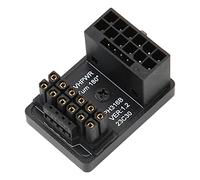 Dpofirs PH316B GPU PCIe5.0 Scheda Adattatore di Alimentazione Connettore Angolato a 180 Gradi per Scheda Grafica Desktop ATX, Connettore da 16 Pin Maschio a 16 Pin Femmina HPWR GPU U (Nero)