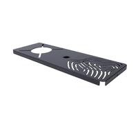 Dpofirs Piastra da Tavolo in Acciaio Inossidabile, Tavolo da Campeggio Modulare Portatile Spesso 1,0 Mm con Slot di Espansione da 0,5 unità, Chiusura Rapida con Serratura per Accessori da Esterno,