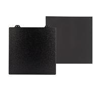 Dpofirs Piastra in Acciaio PEI 220 Mm Doppia Struttura Uso Multiplo Lastra PEI con Adesivo Magnetico Lato B per Ender 5