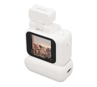 Dpofirs Piccola Videocamera DV, Videocamera HD 1080P con Schermo a Colori da 1,44 Pollici, Videoregistratore con Batteria da 480 MAh per, Regali di Laurea (WHITE)