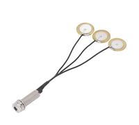 Dpofirs Pickup Piezo Acustico Cattura Suono Chiaro per Chitarra Folk Ukulele Mandolino con Interfaccia da 6,35 Mm