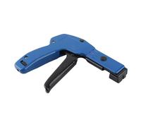 Dpofirs Pistola per Fascette in Alluminio Blu, Efficiente Strumento di Tensionamento in Nylon, 6,1 X 5 X 0,5 Pollici, con Serratura, per Fascette da 2,2-4,8 Mm di Larghezza