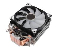 Dpofirs Raffreddatore CPU 4 Tubi di Calore Ventola Singola 5 Luci Colorate con Staffa per775 1150