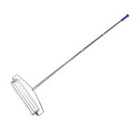 Dpofirs Rastrello per Bunker di Sabbia, Rastrello per Trappola per Sabbia a Rulli da 4,5 Piedi in Acciaio Inossidabile 304 per Campi da Baseball Salto in Lungo Salto in Alto Giardino