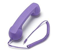 Dpofirs Ricevitore Telefonico retrò, Ricevitore Telefonico di Tipo C, Cablato Stile con Maniglia per Fissa per Videoconferenze, Chiamate, Riunioni