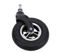 Dpofirs Ruota Girevole Universale in Gomma Antiscivolo da 8 Pollici per Carrello del Carrello di utilità a Mano in Lega di Alluminio per Varie Superfici