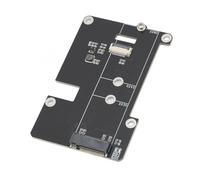 Dpofirs Scheda Adattatore PCIe a M.2 per RPi 5 | Supporto SSD NVMe (2230/2242/2280), modalità Gen2/Gen3, Espansione di Archiviazione Avviabile con Progettazione del Circuito di