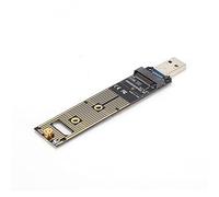 Dpofirs Scheda Adattatore SSD M.2 NVME a USB, Scheda Convertitore SSD Portatile Senza Cavo con Chip Bridge USB 3.1 Gen 2 da 10 Gbps, Plug And Play per Dischi Rigidi NVME