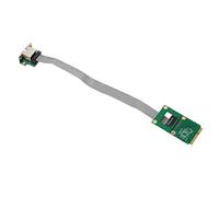 Dpofirs Scheda Controller di Rete Mini PCIe, 10 100 1000 Mbps Gigabit Ethernet Scheda Controller di Rete Mini PCI E, Scheda NIC LAN RJ45 Stabile Autoadattante per Computer Desktop per