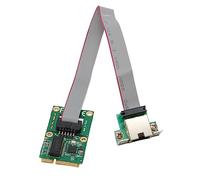 Dpofirs Scheda Controller di Rete Mini PCIe 10 100 1000 Mbps Scheda NIC LAN RJ45 Stabile con Adattamento Automatico per Computer Desktop con Full Half Duplex, Codifica VLAN e