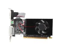 Dpofirs Scheda Grafica DDR3 GT 210 da 1 GB e 64 Bit, per DirectX 10.1, Slot PCI Express 2.0 16X, Interfaccia Multimediale HD, DVI, VGA, Scheda Video per Computer per Ufficio e Casa