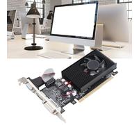 Dpofirs Scheda Grafica DDR3 GT710 da 2 GB 64 Bit, per DirectX 11, Slot PCI Express 2.0 16X, Interfaccia Multimediale HD, DVI, VGA, Scheda Video per PC, per Ufficio e Casa