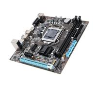 Dpofirs Scheda Madre H110, per LGA1151, Dual Channel DDR4 1600/1866/2133/2400 MHz, Scheda Madre Micro ATX, PCI Express X16, PCI Express X1, M.2 NVME/NGFF