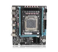 Dpofirs Scheda Madre X99 ATX, Scheda Madre per PC da Gioco DDR4 a 4 Canali, Alimentazione Multifase con Scheda di Rete 1000M, Scheda Madre NVME M.2 PCIe 16X Gen 3.0 SATA3.0 per Computer