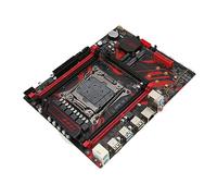 Dpofirs Scheda Madre X99 LGA 2011 V3 per PC con Memoria DDR4 a 4 Canali, Scheda LAN Gigabit RTL8111G, Scheda Madre da Gioco per Mining