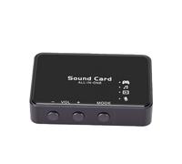 Dpofirs Scheda USB Surround 7.1 DAC Ad Alta Risoluzione 192kHz 32bit per Giochi e Uso Multimediale Lega di Alluminio Resistente
