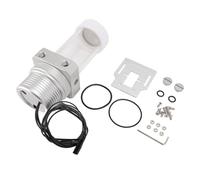 Dpofirs Serbatoio della Pompa di Raffreddamento Ad Acqua, Serbatoio della Pompa Integrata per PC 12 V 18 W Filtro Mesh G1/4 30 per il di Raffreddamento Ad Acqua per Computer (SILVER)