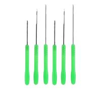 Dpofirs Set di Aghi per Esche da Pesca, Kit di Aghi per Perforazione Esche e Kit di per Uncini con Punte Sottili e Impugnatura Ergonomica, per Realizzare Rig e Linee di Fissaggio