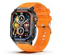 Dpofirs Smart Watch, Fitness Tracker HD da 2,0 Pollici per Uomo e Donna con Cardiofrequenzimetro, Oltre 100 modalità Sport IP68 Impermeabile, Durata della Batteria di 25 Giorni (ORANGE)
