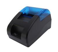 Dpofirs Stampante per Ricevuta POS, Comando USB ESC USB Bluetooth POS Stampante per Ricevuta Termica Portatile, Stampanti Adesivi Supportano Mac Linux Cash (Spina europea)