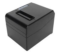 Dpofirs Stampante Termica da 80 Mm, Stampante per Ricevute da Cucina POS con Taglierina Automatica, Interfaccia LAN USB, Supporto Comando ESC POS, Stampante Ad Alta velocità per Centri (Spina UE)