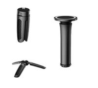 Dpofirs Supporto per Telefono Magnetico Morsetto Girevole a 360° Supporto Vivavoce Stabile per Viaggi Treppiede Compatto in Lega di Alluminio per Vlog, Videochiamate, Materiale PC+