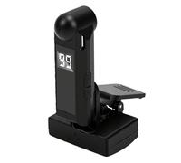 Dpofirs Tapper con Automatico per lo Schermo del Telefono (BLACK) | Tapper Schermo per Mi Piace in Live Streaming, Funzionamento Silenzioso, 108 Livelli di velocità, Display LED