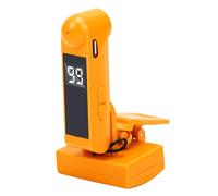 Dpofirs Tapper con Automatico per lo Schermo del Telefono (ORANGE) | Tapper Schermo per Mi Piace in Live Streaming, Funzionamento Silenzioso, 108 Livelli di velocità, Display LED