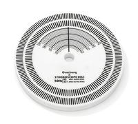 Dpofirs Tappetino per Disco Stroboscopico per Giradischi HiFi, Disco in PVC per Testare 33 1/3 o 45 Giri/min, Adatto Anche per la Calibrazione 'angolo della Testa
