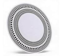 Dpofirs Tappetino per Disco Stroboscopico per Giradischi per Giradischi da 12 Pollici, Regolazione della velocità di 33-1/3 Giri/min, 45 Giri/min e 78 /. (WHITE)