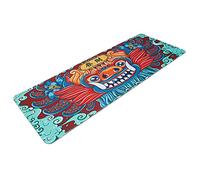 Dpofirs Tappetino per Mouse in Gomma con Motivo Squisito, Tappetino per Scrivania su Due Lati con Motivo Caratteristico Cinese Antiscivolo (300 X 800 X 3 Mm) (300 * 800 * 3 mm Diventare Ricco)