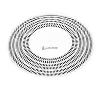 Dpofirs Tappetino stroboscopio per giradischi Stroboscopio 33/45/78 RPM, 50/60Hz, LP Record Giradischi Phono Contatore Turismo Calibrazione Tappetino Stroboscopio per Giradischi