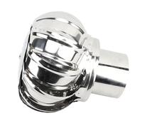 Dpofirs Tappo di Sfiato Rotante per Camino in Acciaio Inossidabile Migliore Ventilazione e Prevenzione di Polvere/Acqua Piovana - Tetto della Casa (15 cm / 5,9 Pollici)