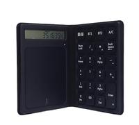 Dpofirs Tasco Numero Bluetooth, Tastiera Numerica Wireless Piegabile con Touchpad e Calcolatrice, 23 Tasti 3 in 1 Tastiera Ultra Sottile con Custodia in Pelle PU per Laptop Tablet