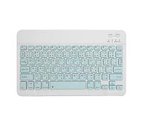 Dpofirs Tastiera Abbinata Bluetooth Intelligente Wireless Piccola 10 Pollici Multilingue, Tastiera Wireless Portatile Ultrasottile Compatibile con Computer Tablet Laptop(tailandese)